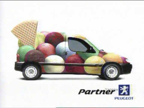 Publicité - Peugeot Partner ( Le cornet de glace ) 2001