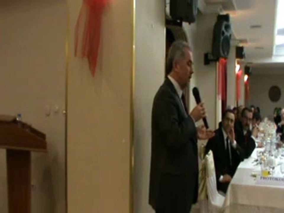 TEMEL COSKUN`UN IL S.K.M. YEMEGINDEKI KONUSMASI PART II