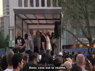Bilal Phillips et Pierre Vogel: Rassemblement contre l'islamophobie à Francfort 5/6