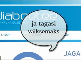 Diabeet.ee tekst suuremaks