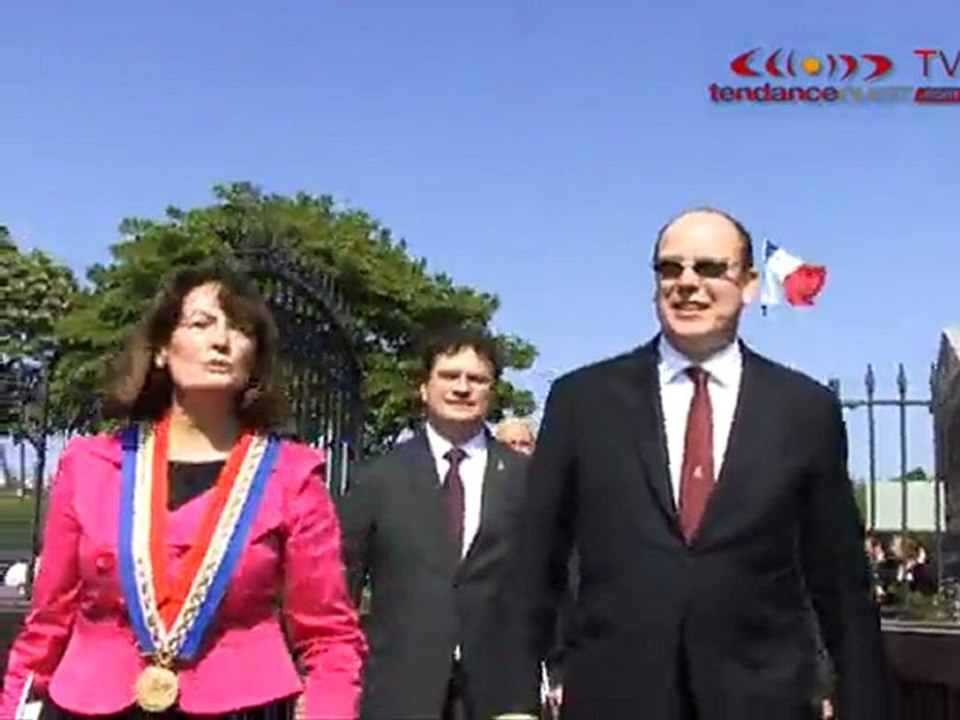 Visite SAS Prince Albert II de Monaco à Torigni sur Vire