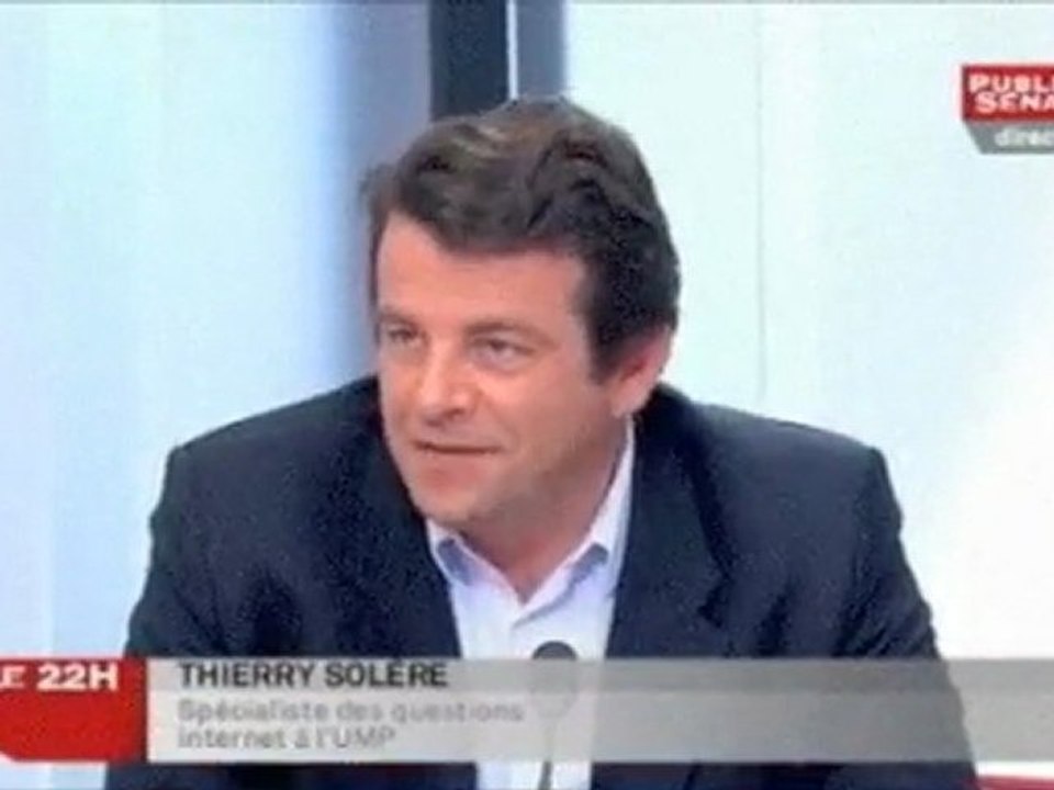 Hadopi : Thierry Solère en débat sur Public Sénat