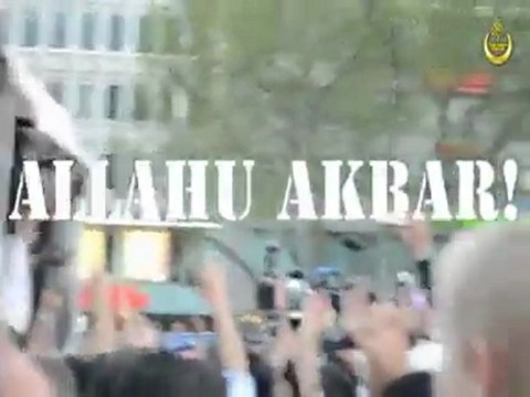 17 convertis à l'Islam - Rassemblement contre l'islamophobie à Francfort 6/6