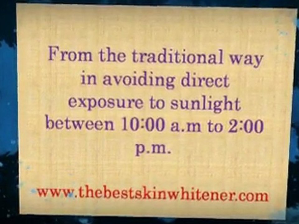 The Best Skin Whitener