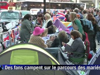 Londres envahie par les journalistes et les fans de Will et Kate