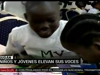 Niños y jóvenes elevan su voz en Sudán