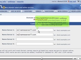 Update your DNS at enom.com by VodaHost.com web hosting