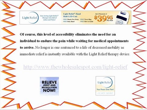 Light Relief - Relieve Muscle and Joint Pain with Infrared Light