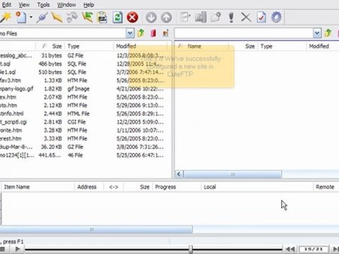 Configuring your website in CuteFTP by VodaHost.com web hosting