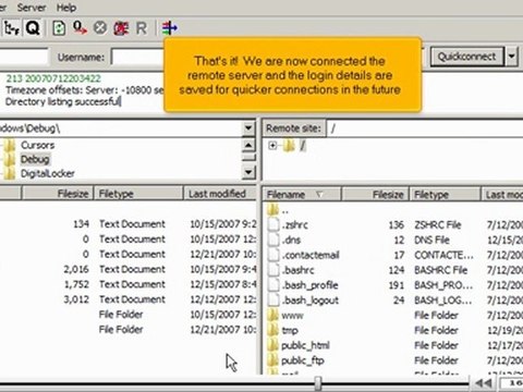 Configuring your website in FileZilla by VodaHost.com web hosting