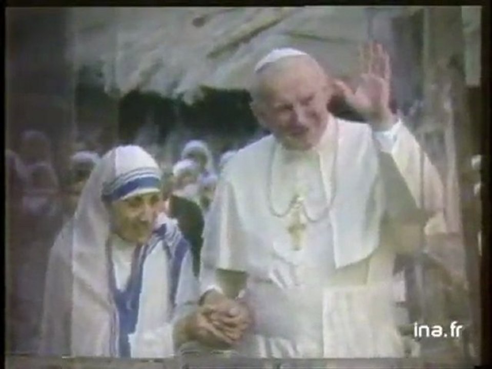 Jean Paul II à Calcutta (1986)
