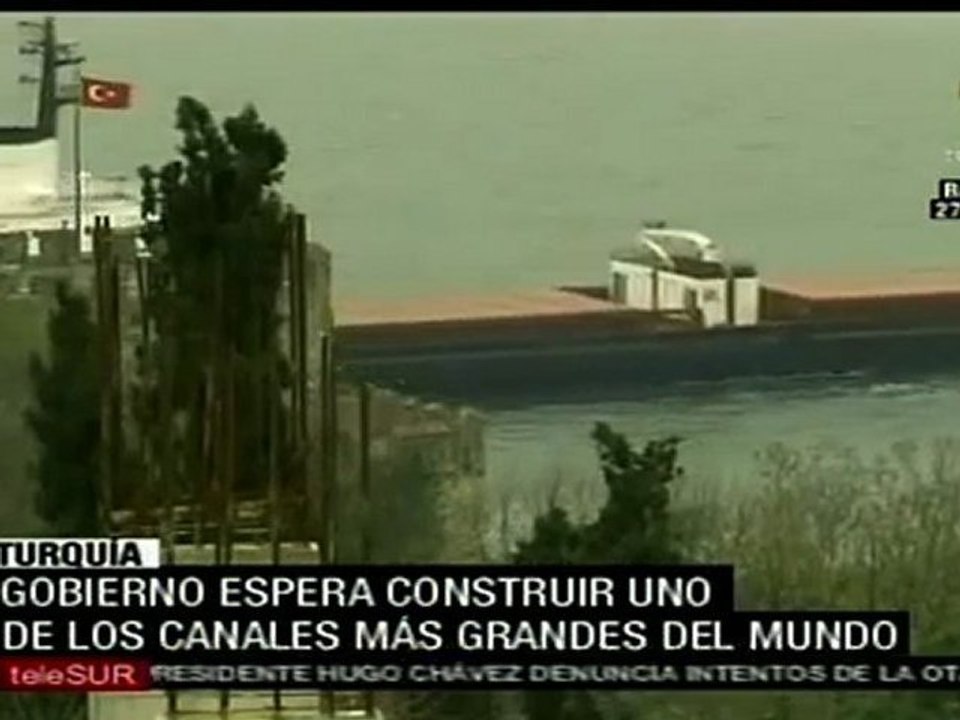 Turquía construirá canal del Mar Negro al Mármara