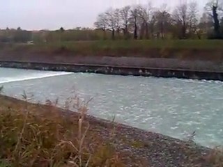 Il fiume Brenta a Limena(PD) una settimana dopo l'alluvione