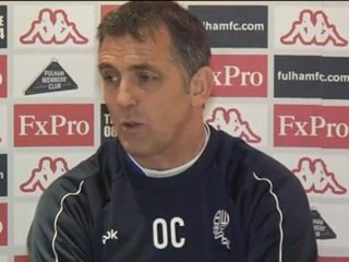 Bolton, Coyle: "Possiamo fare meglio"