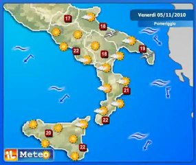 Meteo Italia 5/11/2010 - Previsioni by ilMeteo.it