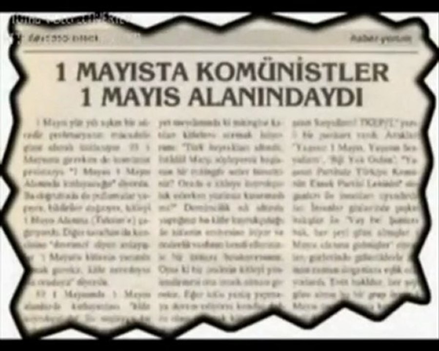 1 Mayıs Taksim- Kızıl Meydan Zaferi