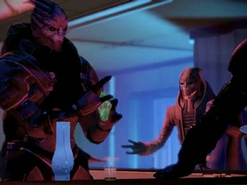 Mass Effect 2 - Shepard roule sous la table