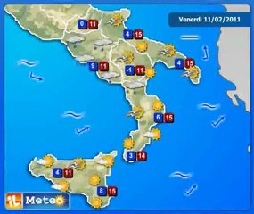 Meteo Italia 11/02/2011 - Previsioni by ilMeteo.it