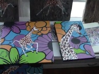 "Autour de la girafe"  MOSKO à la galerie ligne 13 - avril 2011