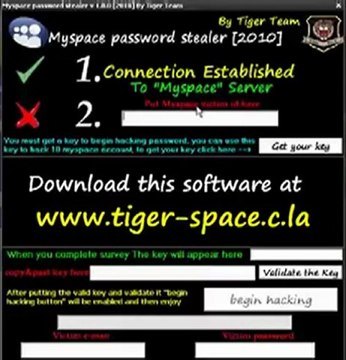 myspace hack someones password-2011 by KINK!