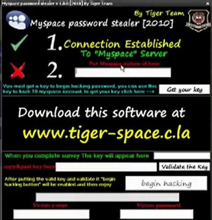 myspace hack someones password-2011 by KINK!
