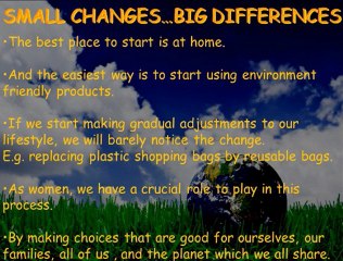 Eco friendly products-No more excuses Go Green