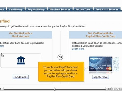 Signup for a new PayPal premier account by VodaHost.com web hosting