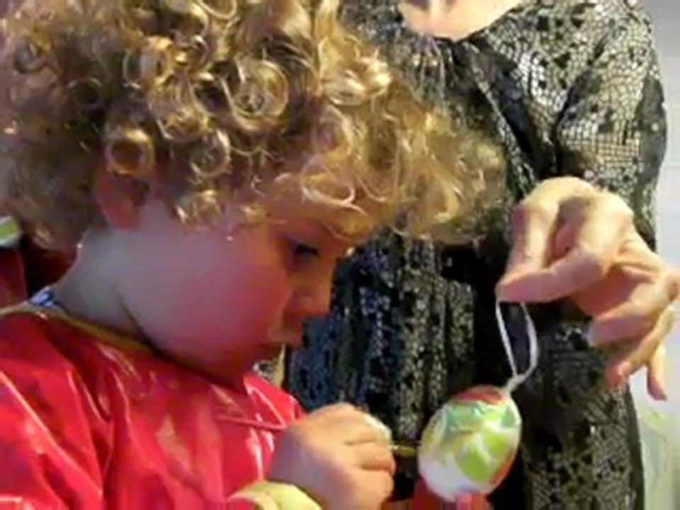 Bain et oeufs de Pâques 2011