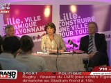 Bilan de mi-mandat pour Martine Aubry (Lille)