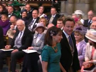 Cameron and Clegg at the Abbey
