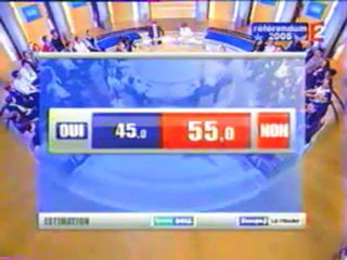 29 mai 2005 : La France dit NON à l'Europe !