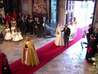 Llegan el príncipe Guillermo y Kate Middleton a la Abadía