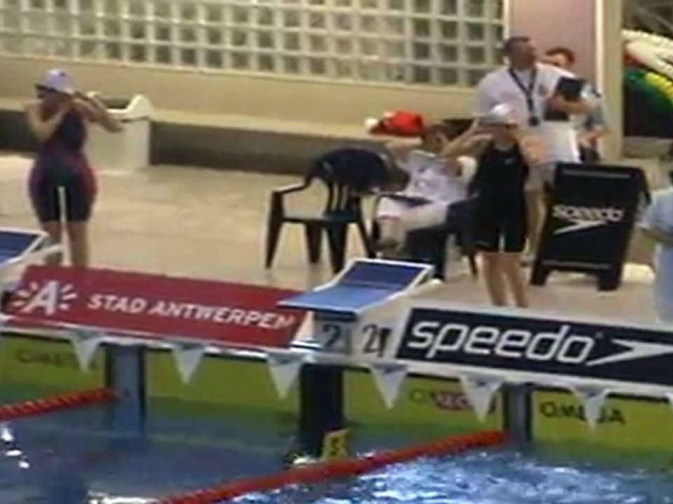 Preparation Audrey 200 Brasse championnat de Belgique open 2011