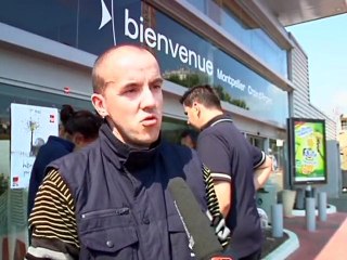 La colère des salariés de Carrefour Market (Montpellier)