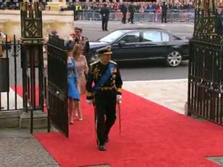 Beatrice and Eugenie arrive