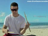 Drum Lessons from the Beach - 6 Stroke Roll