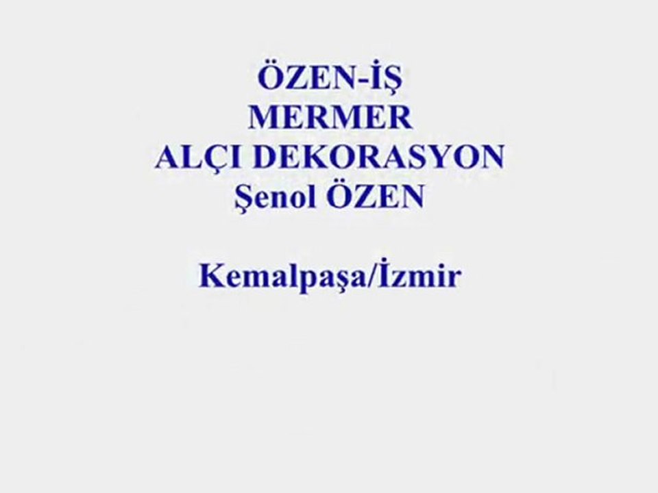 ÖZEN-İŞ MERMER_ALÇI DEKORASYON