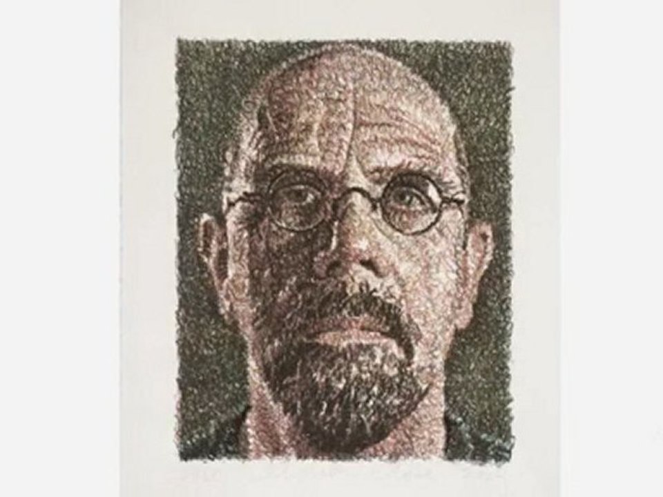 Chuck Close - Self-Portraits on paper