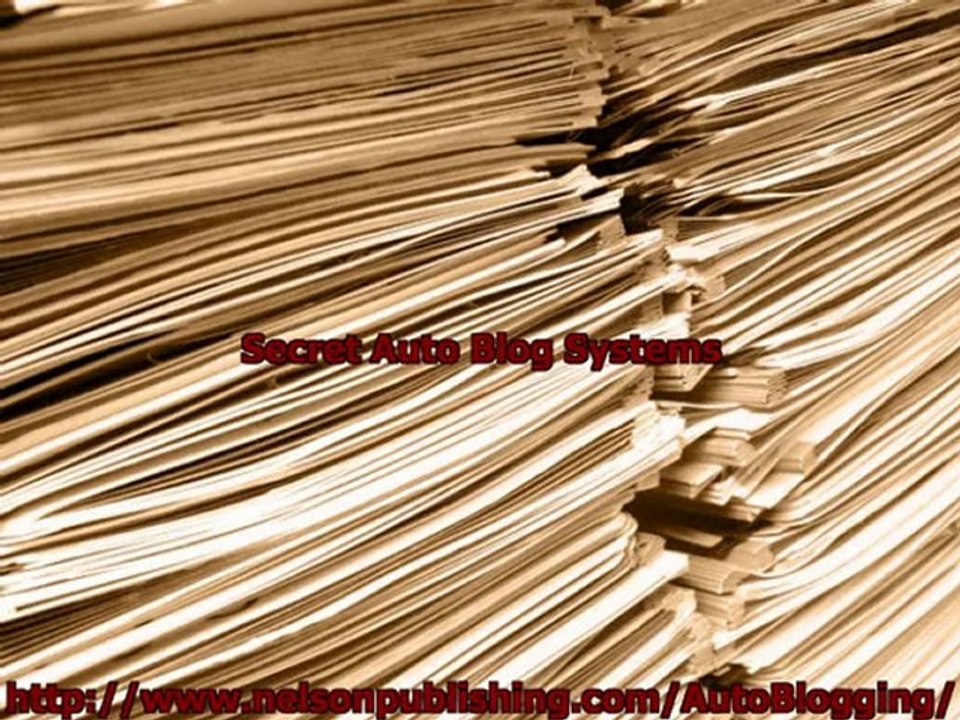 automated blog,