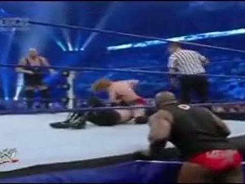 Justin Gabriel & Heath Slater vs Kane & Big Show 4-22-11