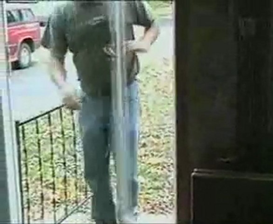 Un chien qui voit une porte invisible