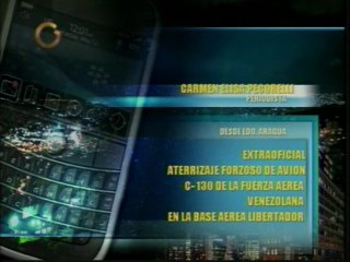 Avión C-130 tuvo aterrizaje forzoso en base aérea Libertador