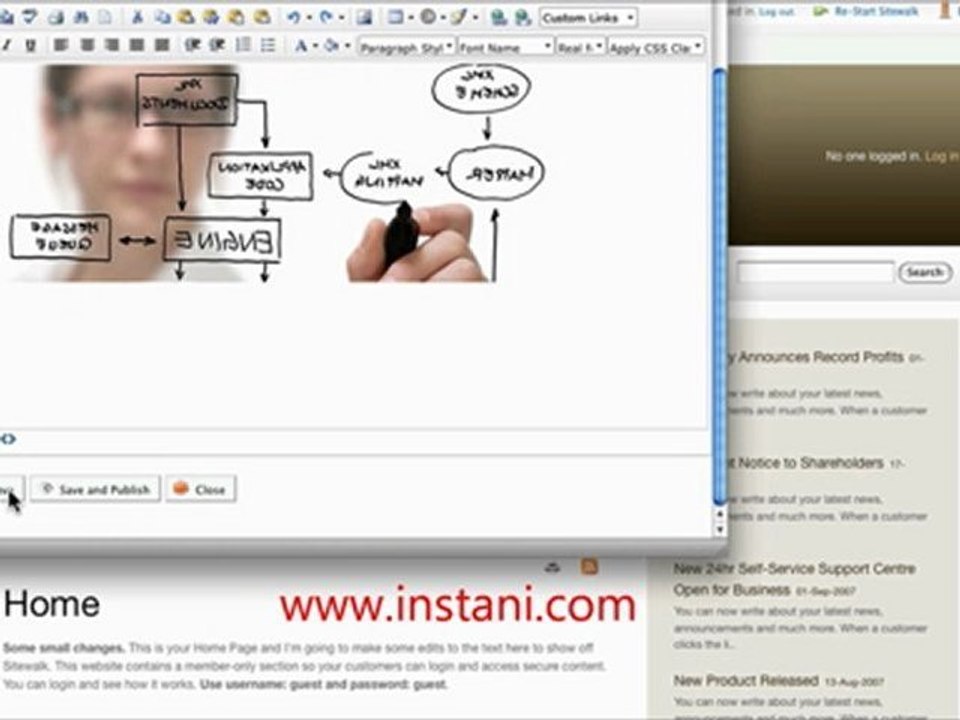 Tutorial 1 - Editing Your Website