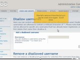 Disallow usernames in phpBB by VodaHost.com web hosting