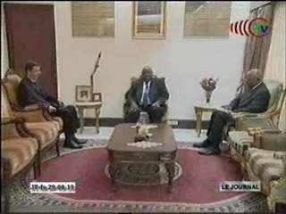 Audience à la présidence de l'Assemblée nationale