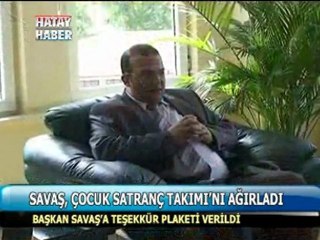 savaş,çocuk satranç takımı'nı ağırladı