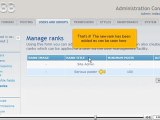 Manage ranks in phpBB by VodaHost.com web hosting