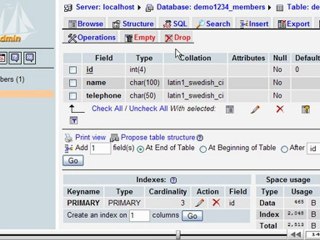 Exporting databases and tables with phpMyAdmin by VodaHost.com web hosting