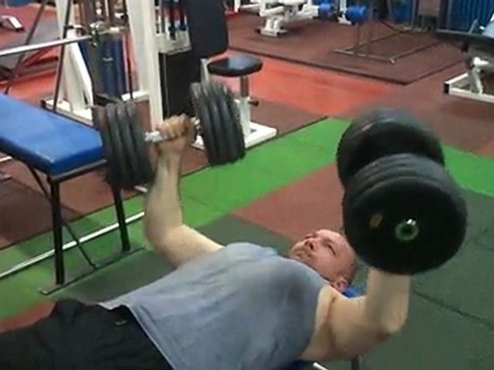 5 reps a 40kg avec haltère