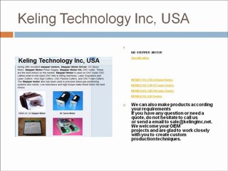 Keling Stepper Motor